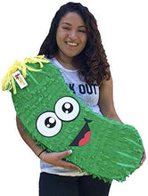 Load image into Gallery viewer, Pickle Cucumber Pinata Bachelor Bachelorette Party Girsl Night Out Veggies Birthday