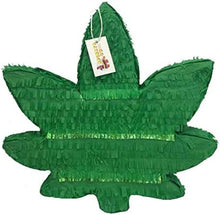 Load image into Gallery viewer, Weed Pinata Marijuana Pot Leaf Marijuana Theme Party Supplies Hemp Leaf Pinata 420 Party Adult Favor Gag Gift