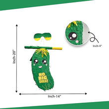 Load image into Gallery viewer, No Big Dill Cucumber Pinata Pickle Pinata for Bachelorette Party | Party Theme Decorations, 420 Party, Adult Toys (Copy)