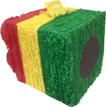 Load image into Gallery viewer, Multicolor Building Block Pinata Green Top
