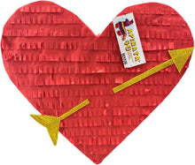 Load image into Gallery viewer, Heart Piñata Red Color Valentine’s Day Pinata