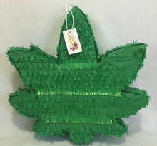Load image into Gallery viewer, Weed Pinata Marijuana Pot Leaf Marijuana Theme Party Supplies Hemp Leaf Pinata 420 Party Adult Favor Gag Gift