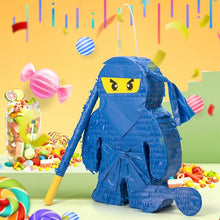 Load image into Gallery viewer, Ninja Pinata Ninja Theme Party Favor blue Color