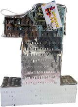 Load image into Gallery viewer, Silver Number 1 Pinata, Silver Theme Party Supplies, First Birthday Decoration, Kids 1st Birthday Celebration
