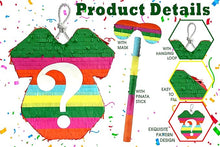 Load image into Gallery viewer, 17" Fiesta Themed Gender Reveal Baby Onesie Pinata For Gender Reveal Pinata Niño Niña Muchacho Muchacha (Copy)
