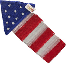 Load image into Gallery viewer, Fourth of July Pinata Firework Theme July 4th Rocketship