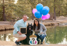 Load image into Gallery viewer, Gender Reveal Baby Bottle Pinata - Adorable Footprints Design for Your Gender Reveal Party, Unveil He or She with Exciting Decorations
