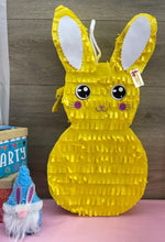 Load image into Gallery viewer, Easter Bunny Piñata Yellow Color Theme Party Easter Party Supplies Decorations Marshmallow Pinata
