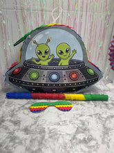 Load image into Gallery viewer, Alien Spaceship Pinata Great for Out of this World Theme Party