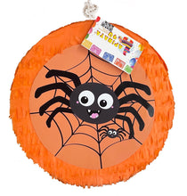 Load image into Gallery viewer, Cute Spider Pinata Halloween Themed Orange Color Itsy Bitsy Spider Party Decoration