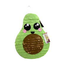 Load image into Gallery viewer, Avocado Themed Birthday Party Pinata, Fiesta Party Decorations, Tutti Frutti Party Favor, Gift for Kids & Avocado Lovers, Food Lovers Pinata