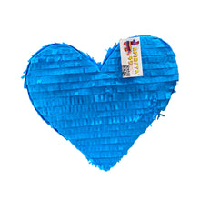 Load image into Gallery viewer, Heart Themed Valentine's Day Pinata, Blank Blue Heart Pinata for Anniversaries, Love Themed Party Decor, Valentine's Day Gift for Girlfriend