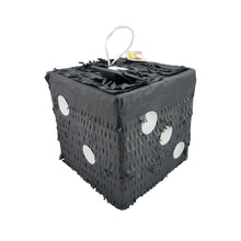 Load image into Gallery viewer, Black Dice Pinata, Casino Themed Party Decoration, Poker Birthday Party Supplies, Las Vegas Nights Party Game Pinata, Gift for Casino Lovers