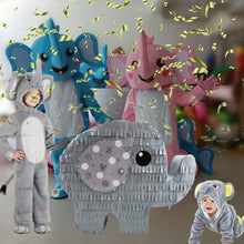 Load image into Gallery viewer, Adorable Elephant Pinata with Pink Bow, Baby Showers, Cute Animal Party Decoration and Celebration Party, Perfect for Girls Birthday Parties