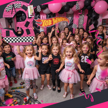 Load image into Gallery viewer, Number Four Race Car Pinata, Black Checkered Flag Pinata for 4th Birthday Party Decor, Motorsport Race Track Decor, Boys 4th Birthday Gift