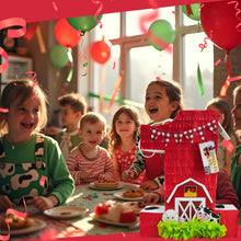 Load image into Gallery viewer, Red Number One Pinata, Kids Birthday Farm Party Decorations, First Birthday Celebration Pinata, Farm Theme Fun Party Supplies, Gift for Kids