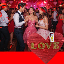 Load image into Gallery viewer, Red Heart Valentines Day Pinata, Love Theme Party Decoration, Valentine's Day Heart Pinata Gift for Girlfriend, Perfect Gift for Anniversary