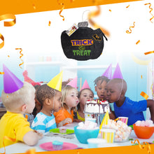 Load image into Gallery viewer, Trick or Treat Pinata, Black Pumpkin Halloween Party Decoration, Spooky Fall Theme Pinata, Trick or Treat Party Supplies, Kids Birthday Gift