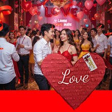 Load image into Gallery viewer, Red Heart Love Pinata, Perfect for Valentine's Day, Weddings and Anniversaries, Ideal for Love Theme Parties, Romantic Party, Ready to Ship