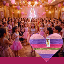 Load image into Gallery viewer, Heart Pinata, Love Themed Party Decor for Wedding, Valentines Day Gift for Him and Her, Anniversary Gift, Princess Birthday Party Decoration