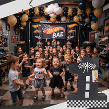 Load image into Gallery viewer, Racing Flag Themed Number One Pinata, First Birthday Party Decor, Customizable Number Pinata, Kids Birthday Party Supplies, Size 20 Inch (Copy) (Copy)