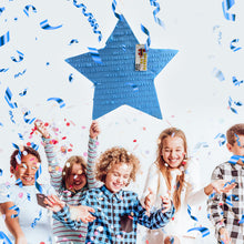 Load image into Gallery viewer, Star Pinata, Solid Blue Star Themed Christmas Party Pinata, Baby Shower Party Supplies, Kids Fun Party Decorations, Kids Birthday Party Gift