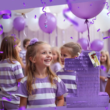 Load image into Gallery viewer, Solid Purple Number One Blank Pinata for First Birthday Party Celebration, Number One Theme Fun Party Gift, Kids 1st Birthday Party Supplies