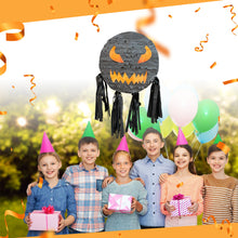 Load image into Gallery viewer, Scary Pumpkin Pinata, Spooky Halloween Party Decoration, Scary Face Pinata for Kids Birthday, Pumpkin Themed Pinata, Fun Party Gift for Kids