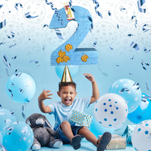 Load image into Gallery viewer, Number Two Pinata with Chip Cookies Accents, Milk & Cookies Themed Party Supplies, Second Birthday Party Decor, Second Cookie Party Favor