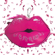 Load image into Gallery viewer, Pink Lips Shaped Pinata, Perfect for Bachelorette Parties, Valentine's Day, and Romantic Celebrations, Fun Party Decoration, Ready to Ship