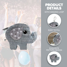 Load image into Gallery viewer, Adorable Elephant Pinata with Pink Bow, Baby Showers, Cute Animal Party Decoration and Celebration Party, Perfect for Girls Birthday Parties