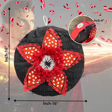 Load image into Gallery viewer, Vivid Red Ghost Flower Pinata, Strange Flower Perfect for Strange Theme, Halloween, and Carnivorous Party Celebrations, Kids Birthday Party Decorations