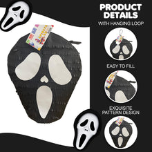 Load image into Gallery viewer, Black Skull Pinata, Fun Halloween Party Decor, Spooky Season Party Favor, Pinata for Halloween Themed Birthday, Kids Halloween Party Gift