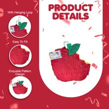 Load image into Gallery viewer, Red Apple Pinata with Glitter Leaf, Ideal for Back to School Parties, Teacher Appreciation and Fall Harvest Celebration Decor, gift for kids