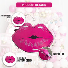 Load image into Gallery viewer, Pink Lips Shaped Pinata, Perfect for Bachelorette Parties, Valentine's Day, and Romantic Celebrations, Fun Party Decoration, Ready to Ship