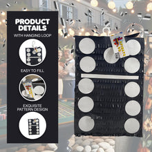 Load image into Gallery viewer, Domino Pinata, Black & White Pinata with Dots, Fun Party Item, Board Game Themed Party Supply, Game Party Decor, Perfect Kids Birthday Gift