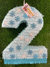 Load image into Gallery viewer, Number Two Pinata, Princess Themed Second Birthday Party Decorations, 2nd Anniversary Gift and Celebration, Great to Create Your Own Theme