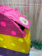 Load image into Gallery viewer, Handmade Easter Egg Pinata with Polka Dots, Easter Theme Birthday Decorations, Gender Reveal Party Celebration, Baby Showers Party Supplies