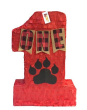 Load image into Gallery viewer, APINATA4U Number One Pinata for Lumberjack Theme Party Lumberjack Party Favor