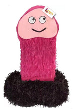 Load image into Gallery viewer, Pecker Pinata 20" Tall Hot Pink Bachelor Bachelorette Party Favors Gag Gifts