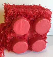 Load image into Gallery viewer, Bluiding Block Pinata Red Color for Building Block Themed Birthday Party