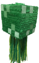 Load image into Gallery viewer, Green Box Pinata Handcrafted Custom Fully Assembled Ready to USE