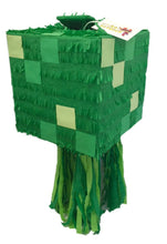 Load image into Gallery viewer, Green Box Pinata Handcrafted Custom Fully Assembled Ready to USE