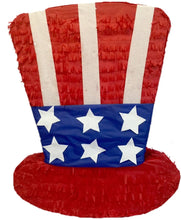 Load image into Gallery viewer, APINATA4U July 4th Patriotic Hat Pinata 20” Tall