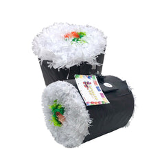 Load image into Gallery viewer, 14" Tall Sushi Pinata Japanese Party Supplies Sushi Roll Let's Roll Sushi Themed Birthday Talk Sushi To Me Themed