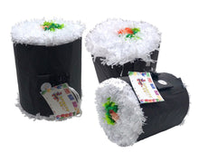 Load image into Gallery viewer, 14" Tall Sushi Pinata Japanese Party Supplies Sushi Roll Let's Roll Sushi Themed Birthday Talk Sushi To Me Themed