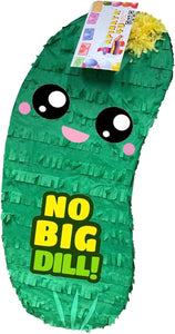 No Big Dill Cucumber Pinata Pickle Pinata for Bachelorette Party | Party Theme Decorations, 420 Party, Adult Toys