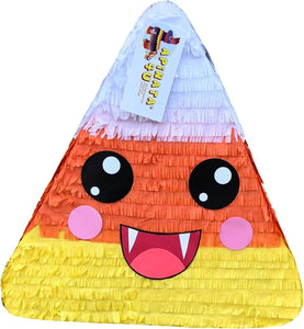 17" Tall Candy Corn Pinata wih Fangs Halloween Party Decoration Halloween Themed