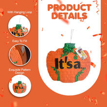 Load image into Gallery viewer, It&#39;s a Gender Reveal Pumpkin Pinata Fall Theme/thanksgiving
