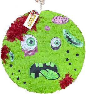 16" Zombie Pinata For Halloween Green Color Halloween Birthday Party